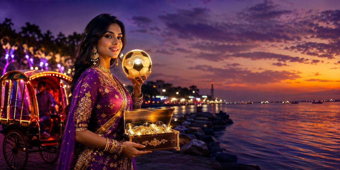 ঢাকায় ফুটবল ম্যাচের অডস দেখছেন একজন উৎসাহী বেটার