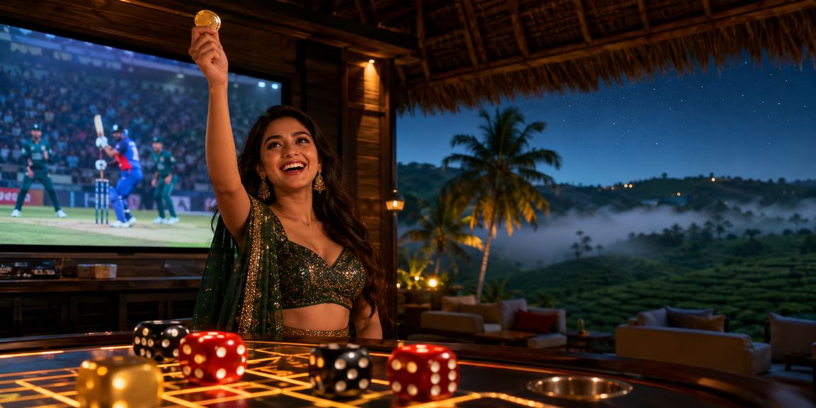 সেন্ট মার্টিনের চা বাগানে ক্রিকেট বেটিং রিভিউ করছেন একজন সদস্য